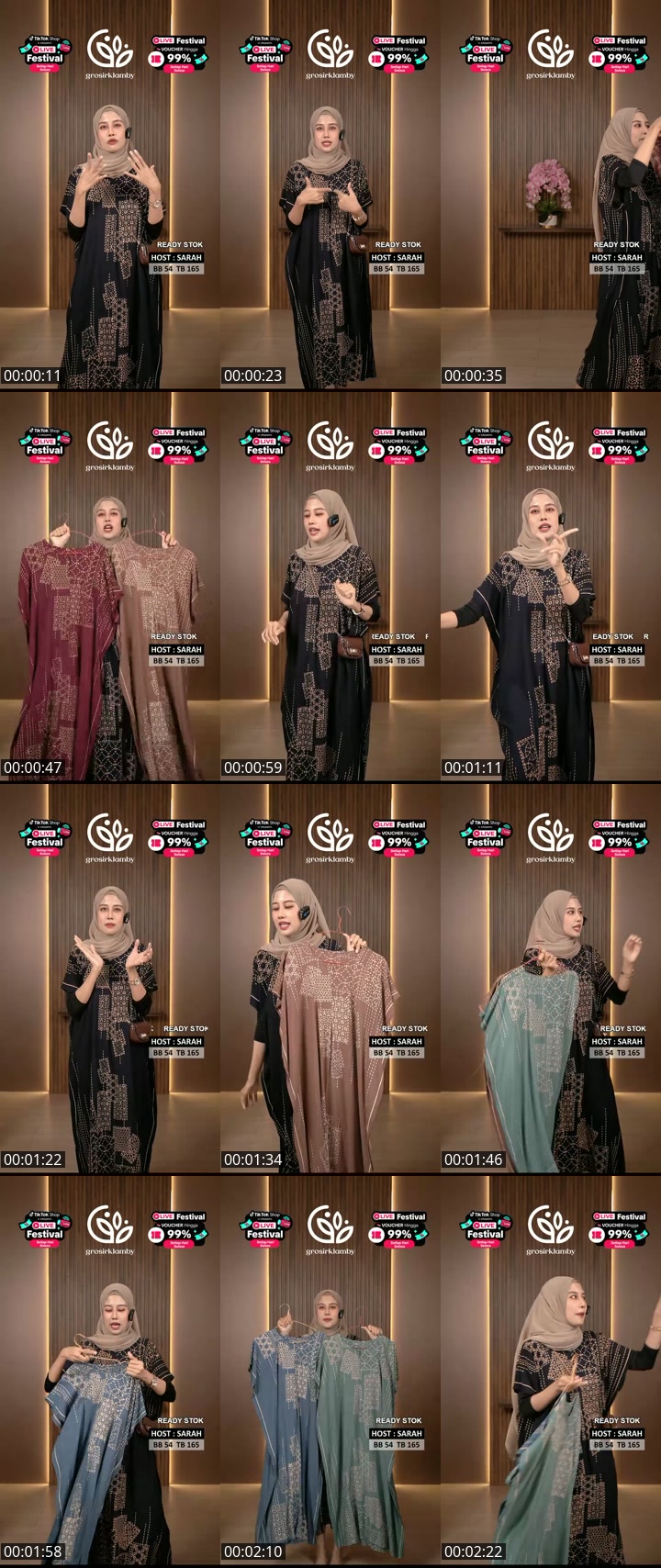TikTok live: Live Festival Selasa by @grosirklamby