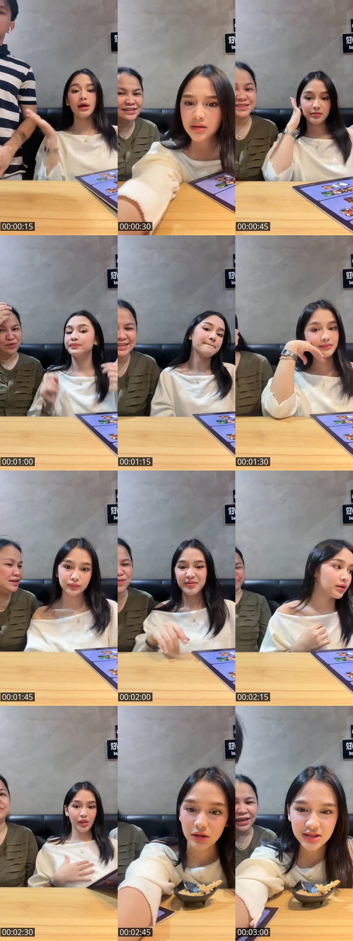 TikTok live: hbd mommy! by @sofie.pangilinan