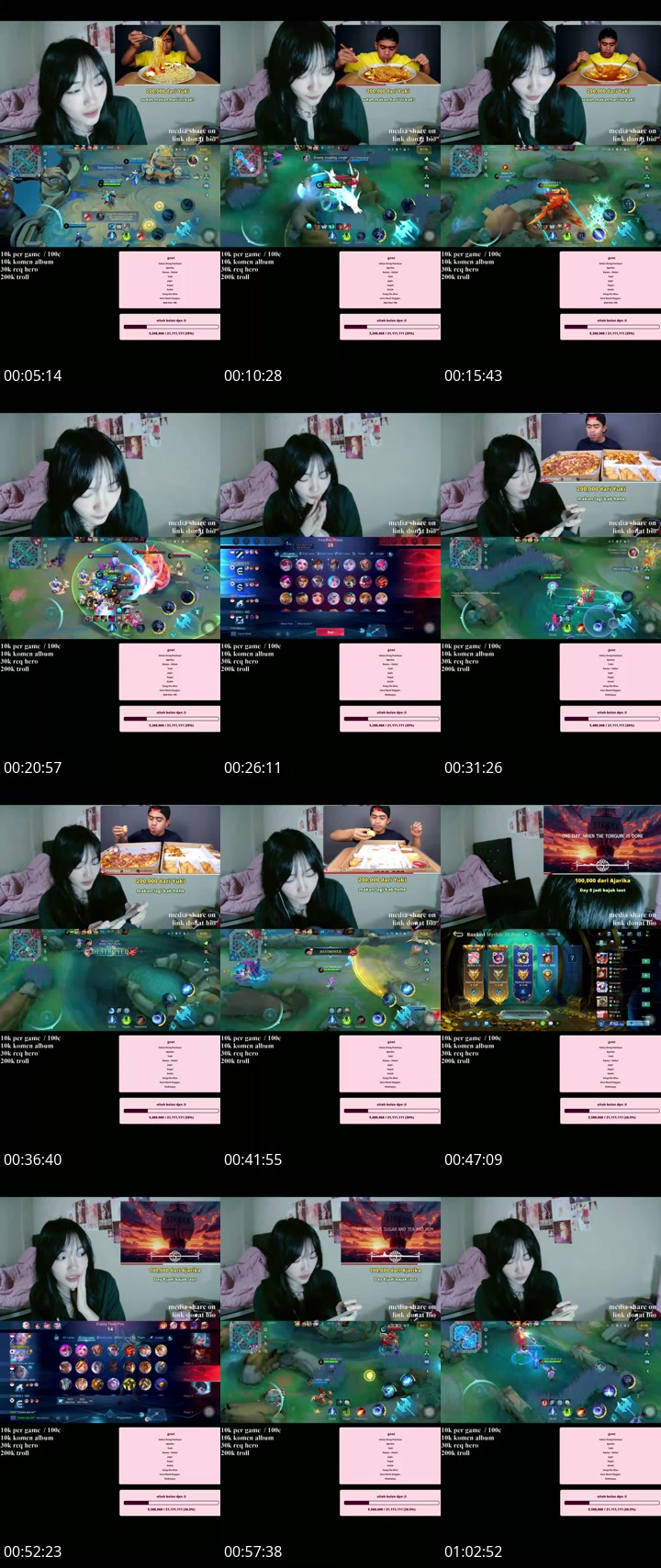 TikTok live: mabar piviv by @sera_xssid