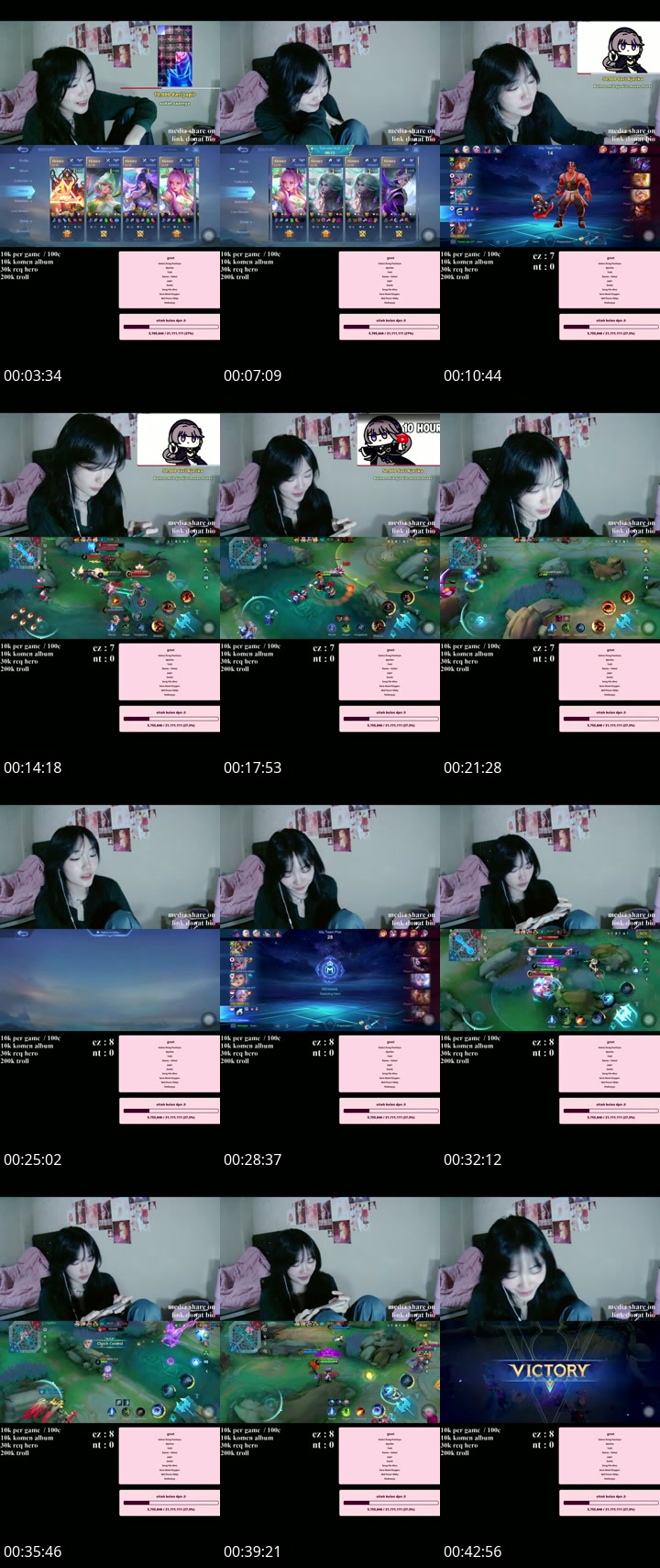 TikTok live: mabar piviv by @sera_xssid
