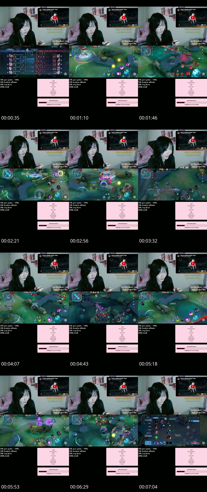 TikTok live: mabar piviv by @sera_xssid