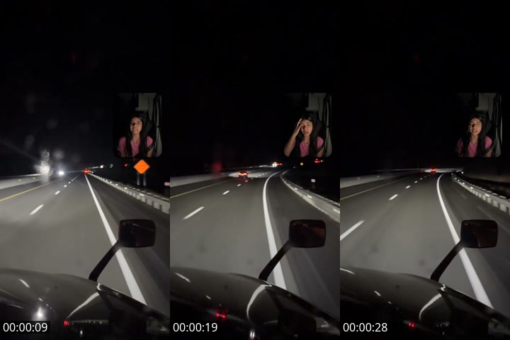 TikTok live: OTR PASSENGER POV🚛🩷 by @yin6863