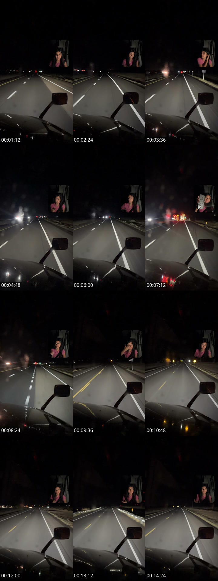 TikTok live: OTR PASSENGER POV🚛🩷 by @yin6863