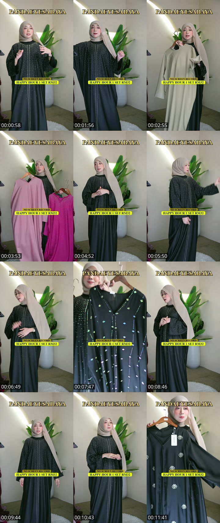 TikTok live: ABAYA NEW DESIGN by @pandaeyesabaya