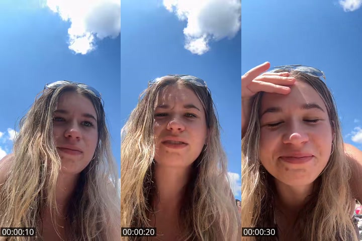 TikTok live: Pool day by @laurennnkathrynnn