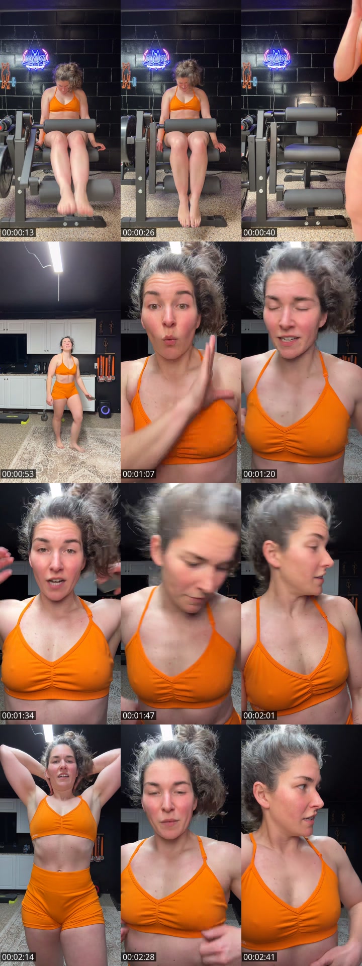 TikTok live: Leg day by @natty_nat__88