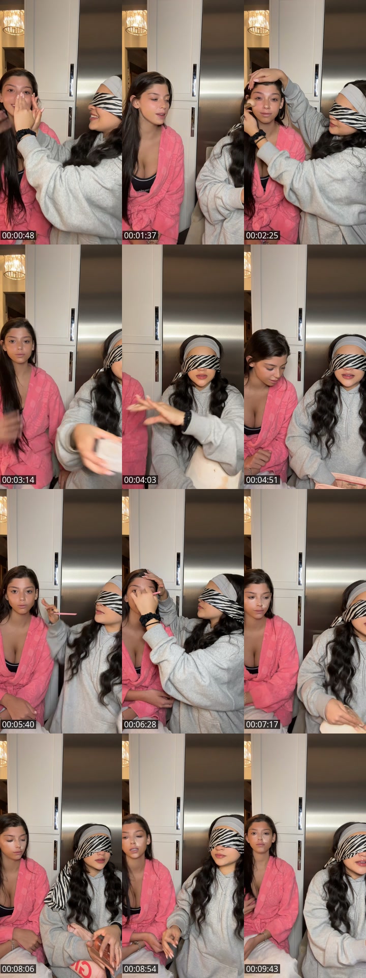 TikTok live: Blind make challenge/girly nite by @thehannahmills11