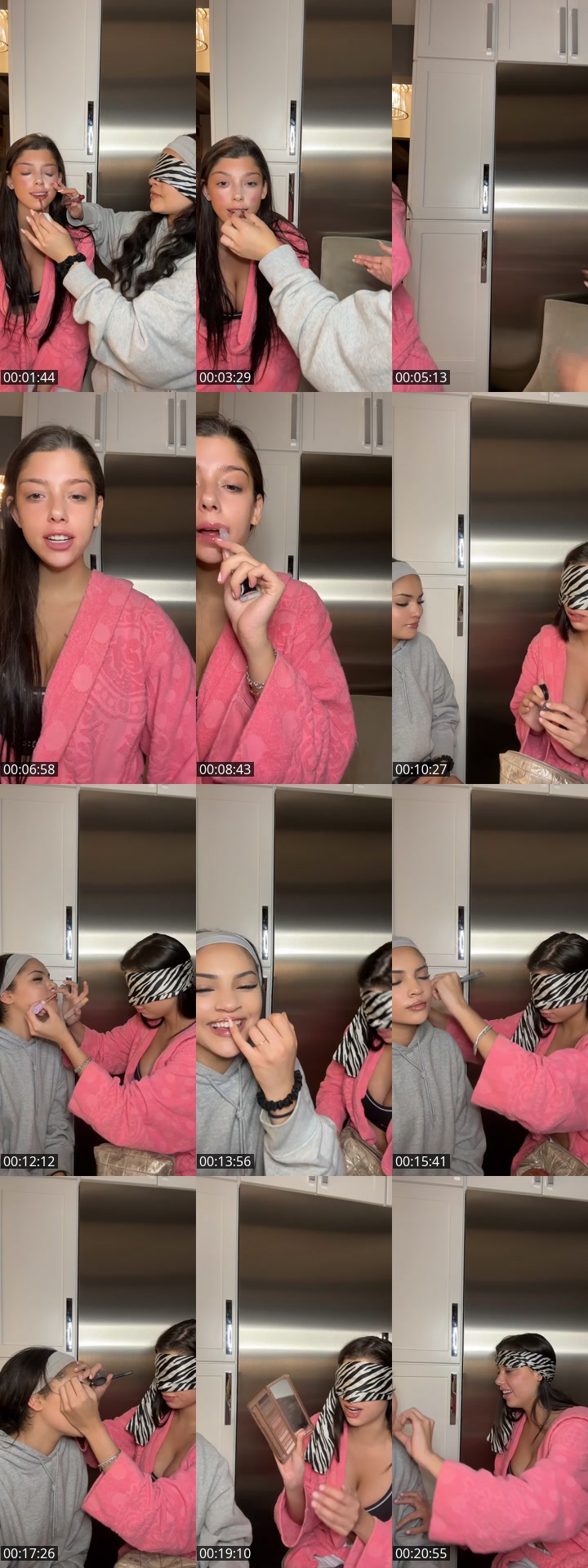 TikTok live: Blind make challenge/girly nite by @thehannahmills11