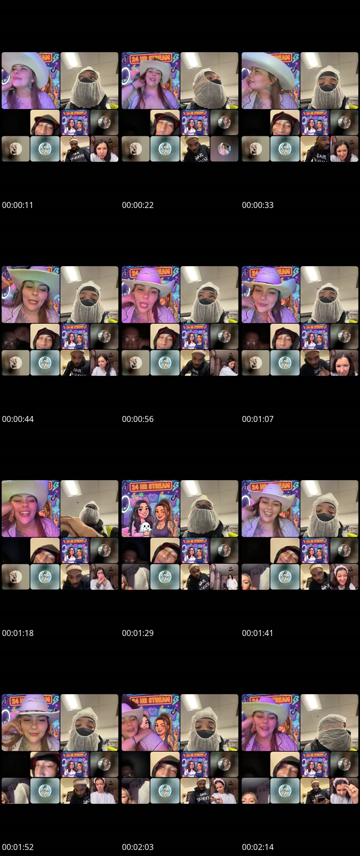 TikTok live: UNBANISHMENT SLEEPOVER 😈💢 by @sweetashunny98