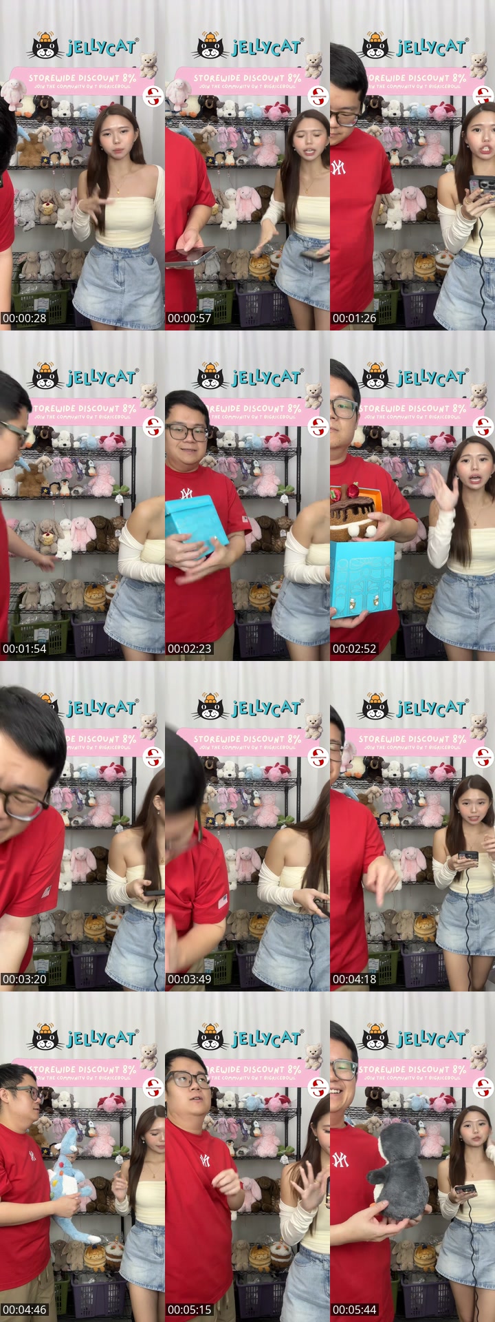 TikTok live: JELLYCATS stream 🐰 by @smolriceee