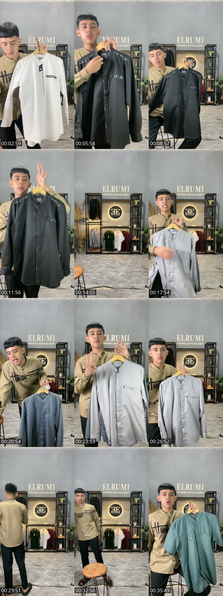 TikTok live: Promo baju koko pria elrumi by @elrumi_apparel_official