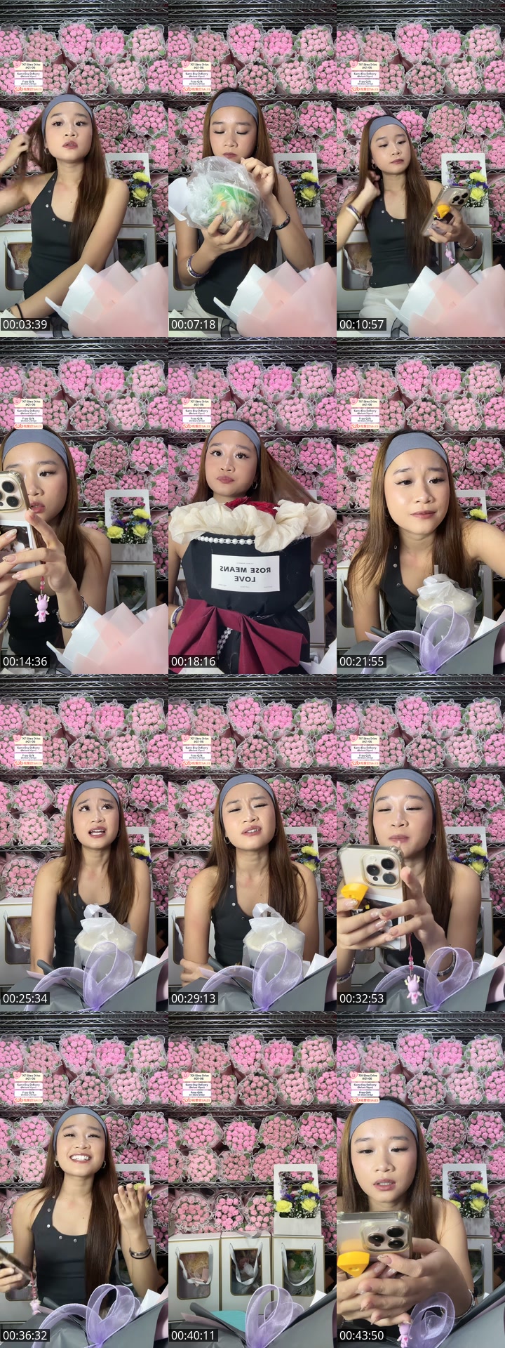 TikTok live: Flowers Sales  520 by @flowersuppliersingapore