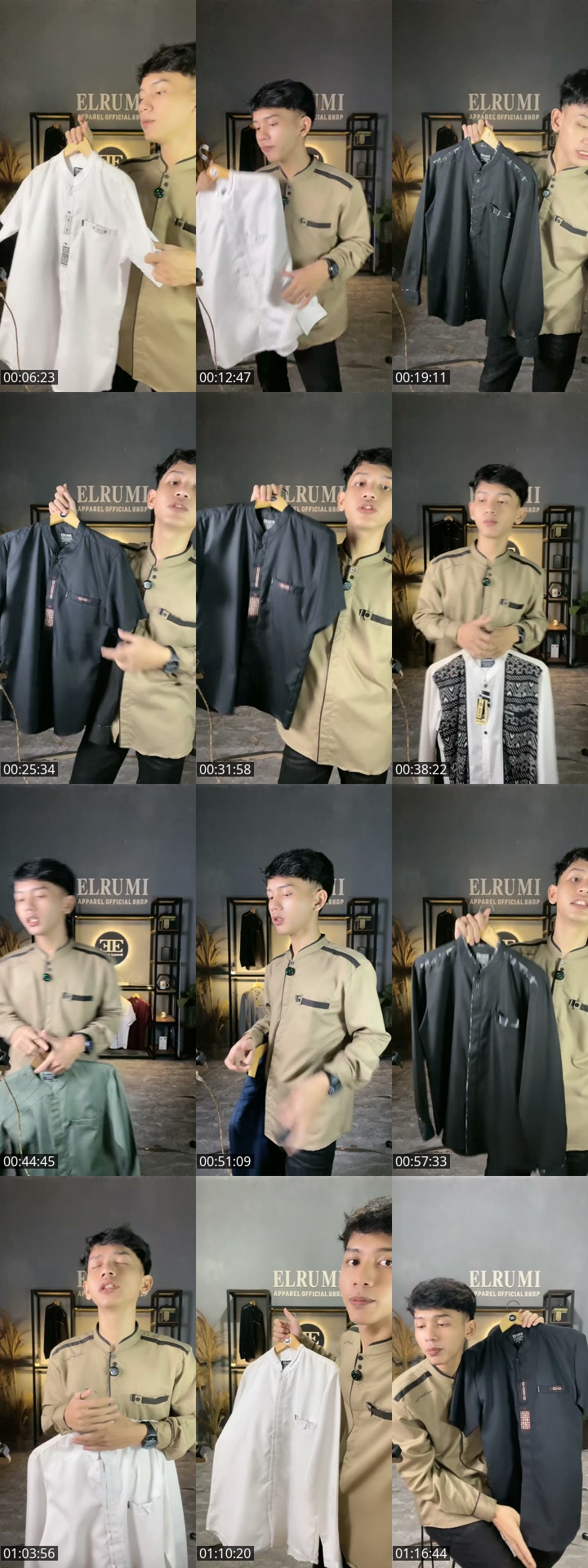 TikTok live: Promo baju koko pria elrumi by @elrumi_apparel_official