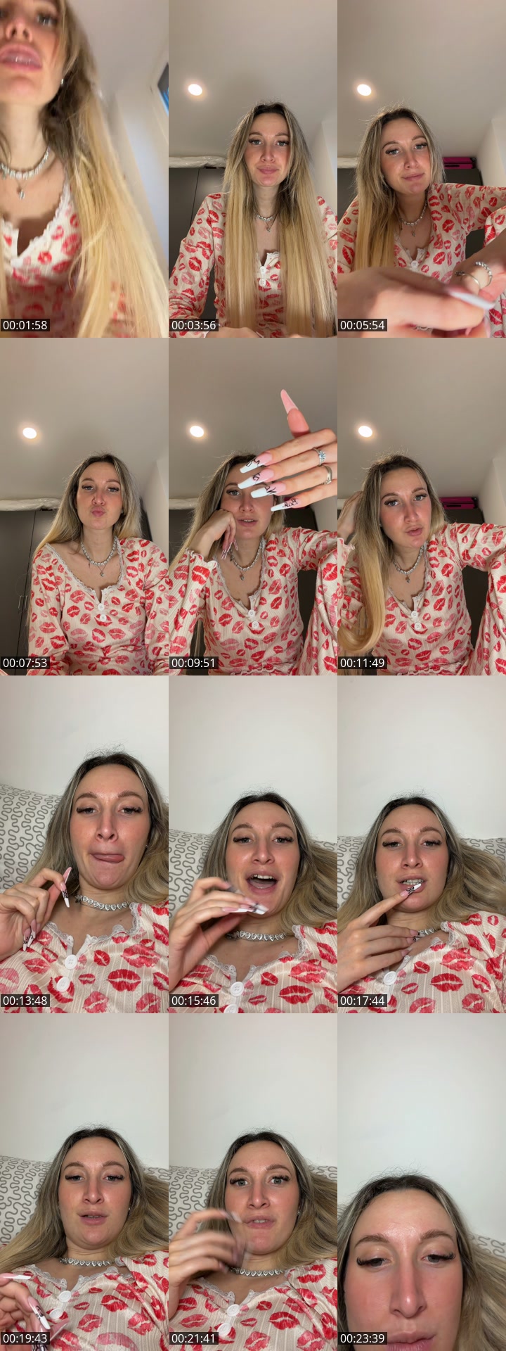 TikTok live: ig __la_biondaa by @la__biondina1
