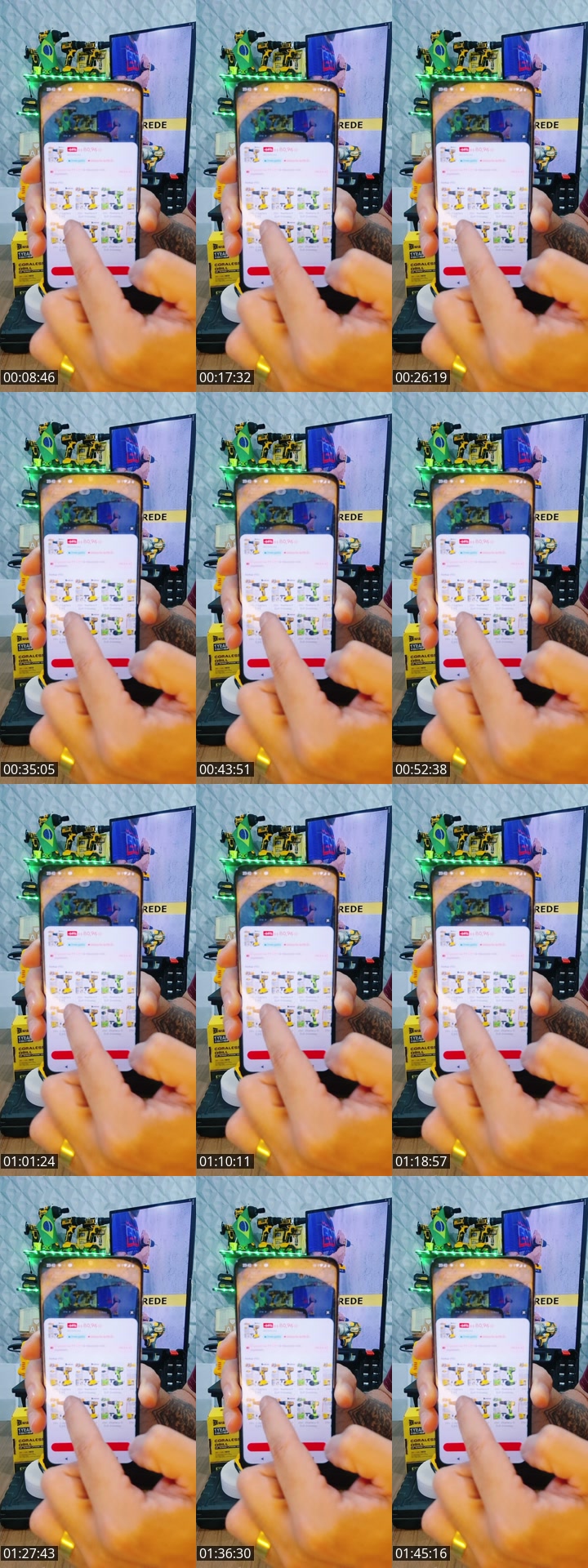 TikTok live: Furadeira e parafusadeira by @diogoprimee