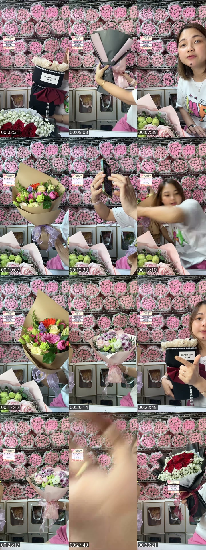 TikTok live: Flowers Sales  520 by @flowersuppliersingapore