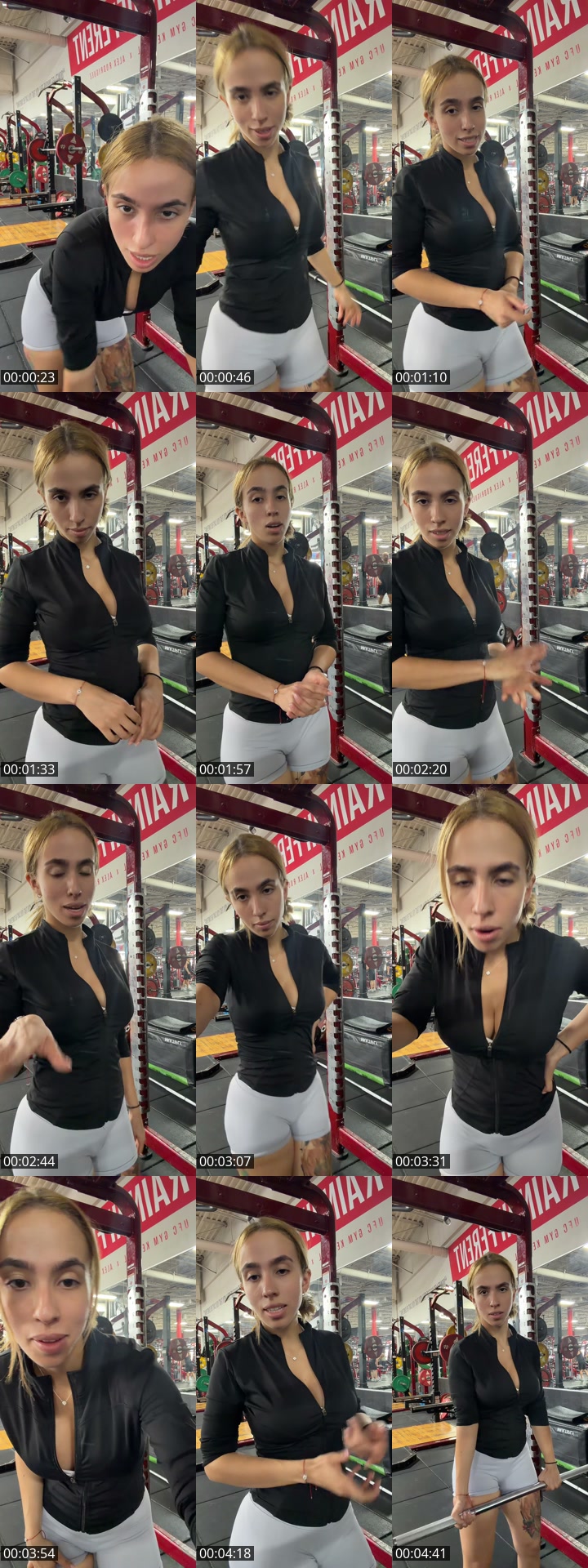 TikTok live: Gym by @paonikolee