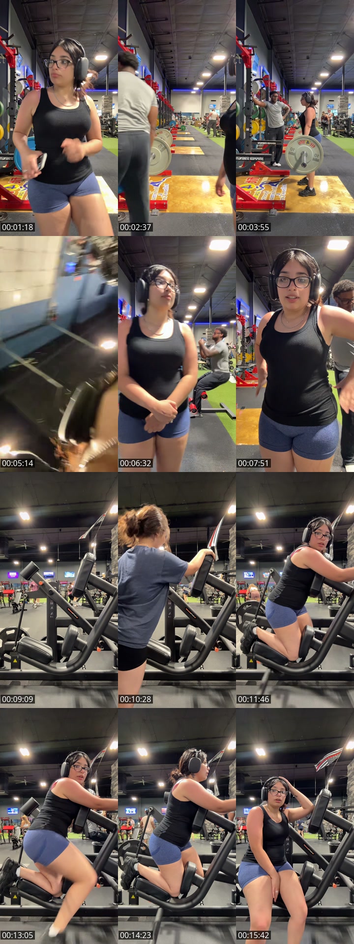 TikTok live: Getting clapped at the gym by @alys2hot4u
