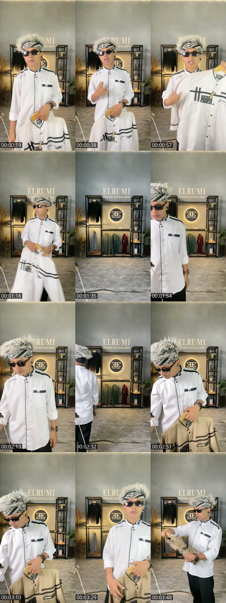 TikTok live: Promo baju koko pria elrumi by @elrumi_apparel_official