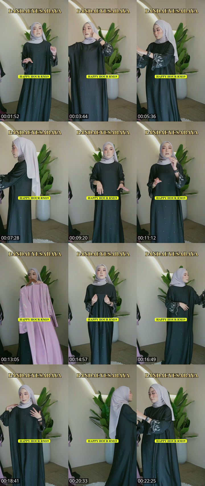 TikTok live: ABAYA NEW DESIGN by @pandaeyesabaya
