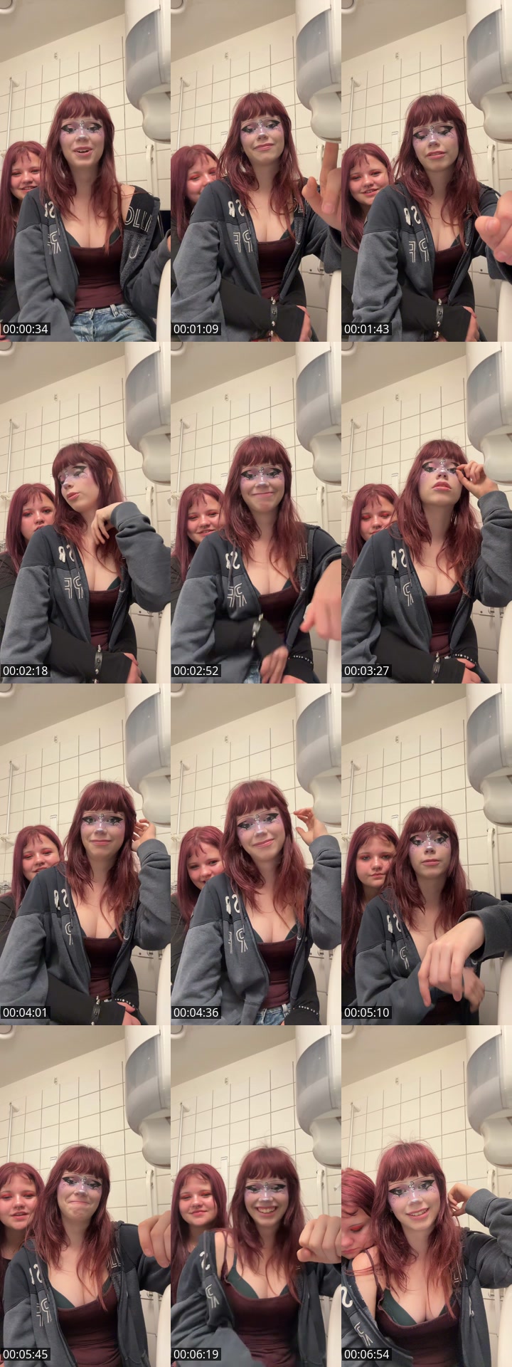 TikTok live: Lillý och Sofie på toa by @dibsonthesinger