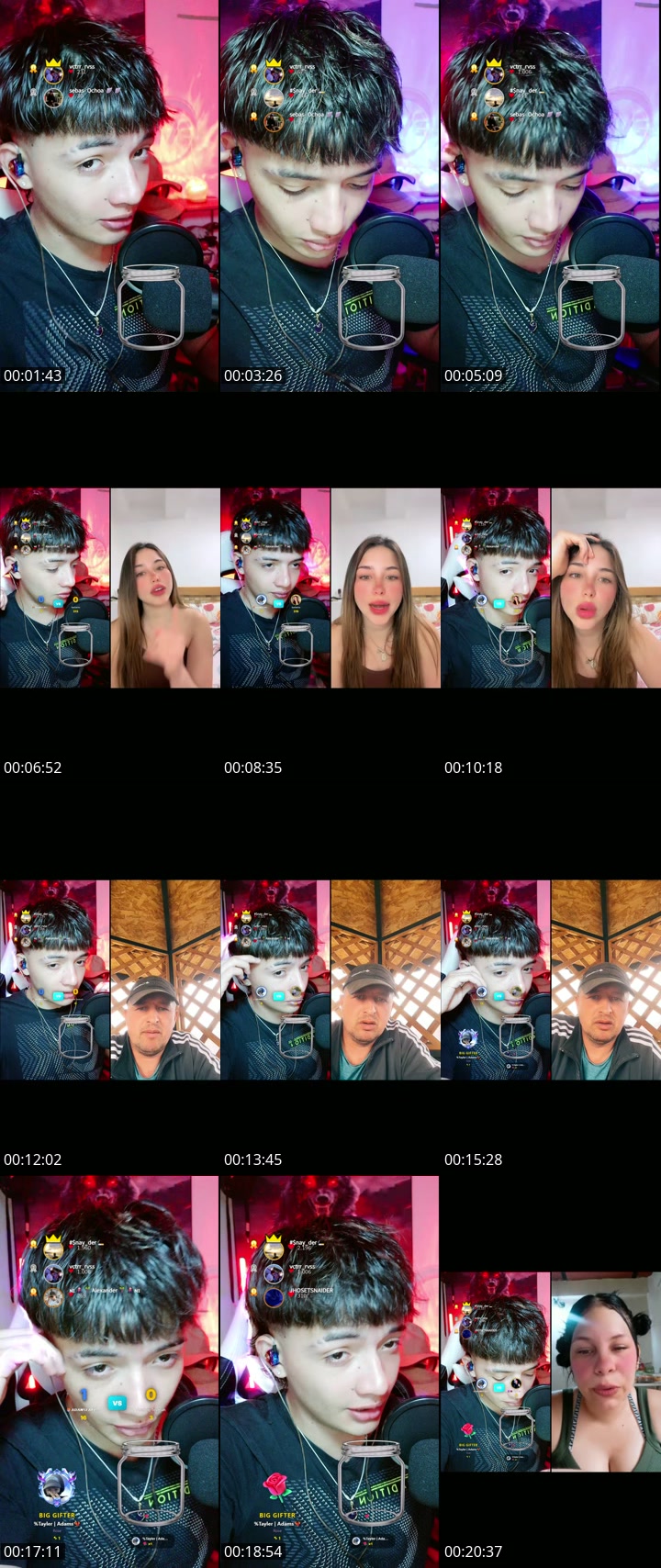 TikTok live: Showww by @adamstayler0