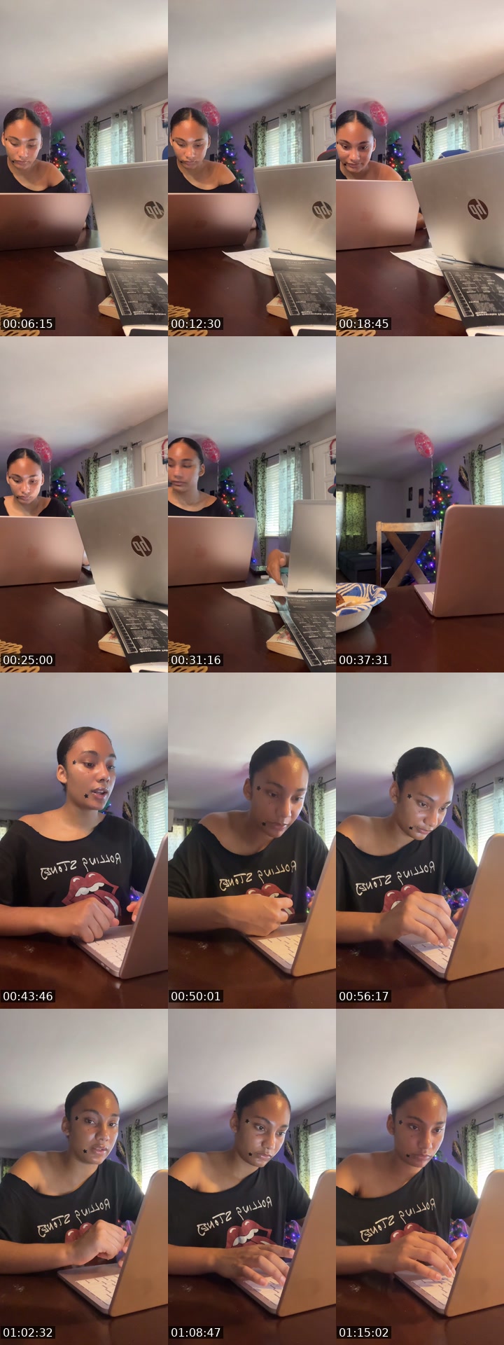 TikTok live: hw still🙄🙄 by @alline_pimpin