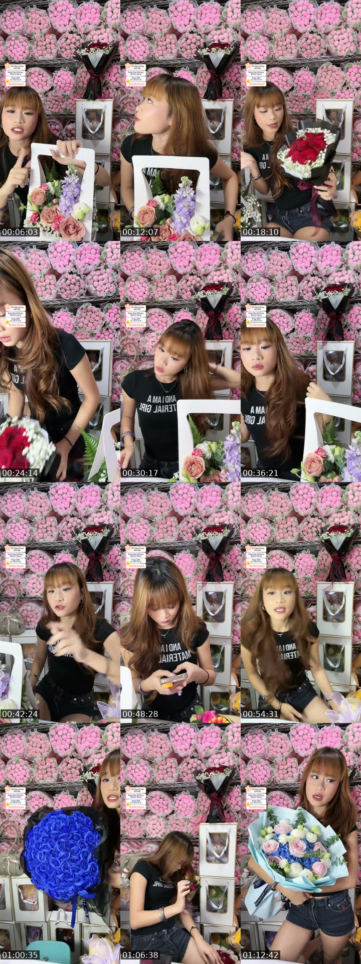 TikTok live: 😘520 Sales by @singaporeflorist