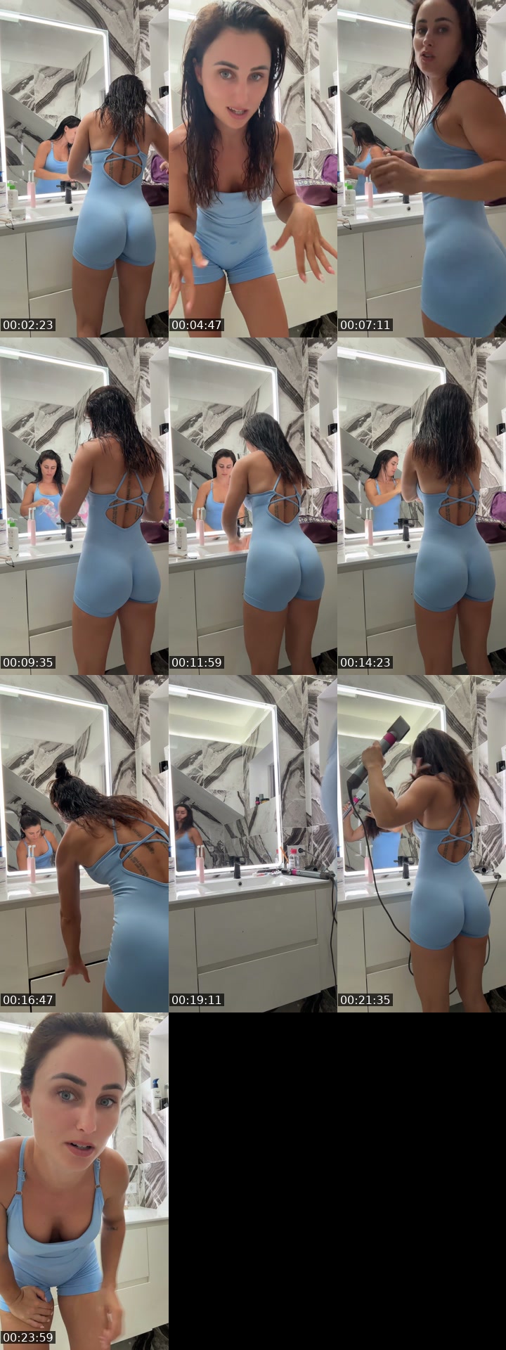 TikTok live: Doing my hair by @selenesellcri