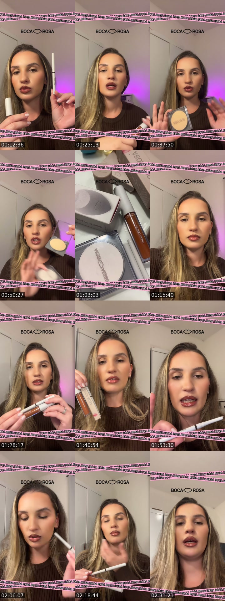 TikTok live: BOCA ROSA BEAUTY 👄 by @nahmoana