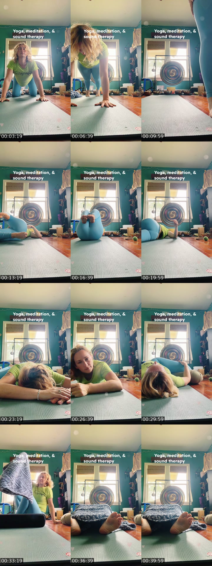 TikTok live: Today imma breath through it by @blisshouseyoga