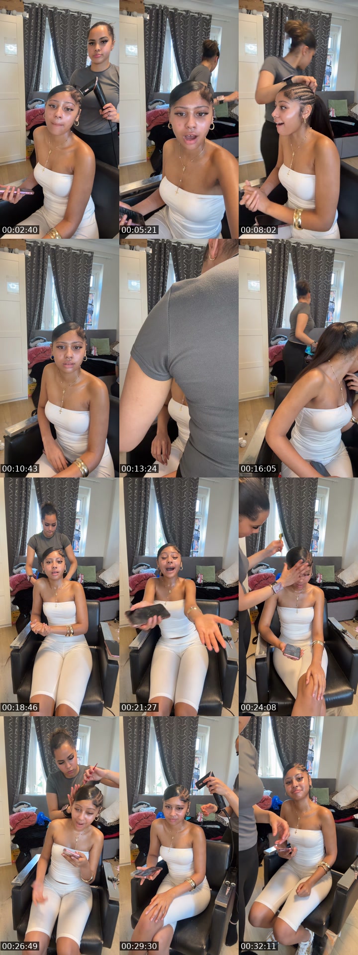 TikTok live: do hair with me 🎀 by @ghostedniks