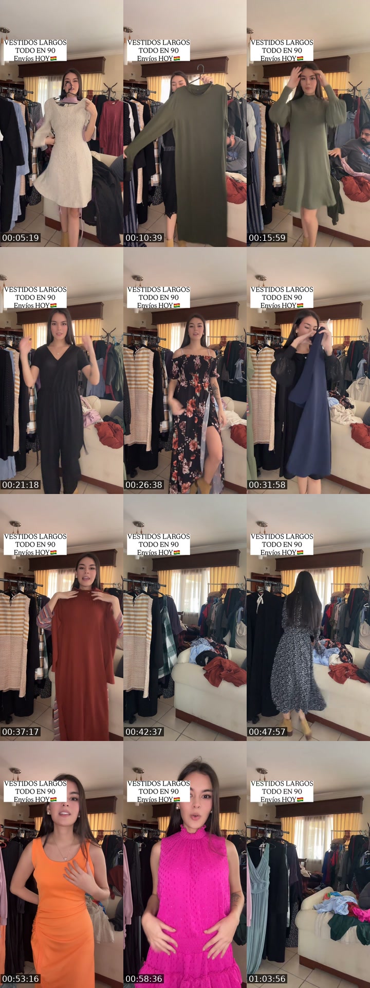 TikTok live: VESTIDOS TODO A 90💕🎀 by @milenachaveza