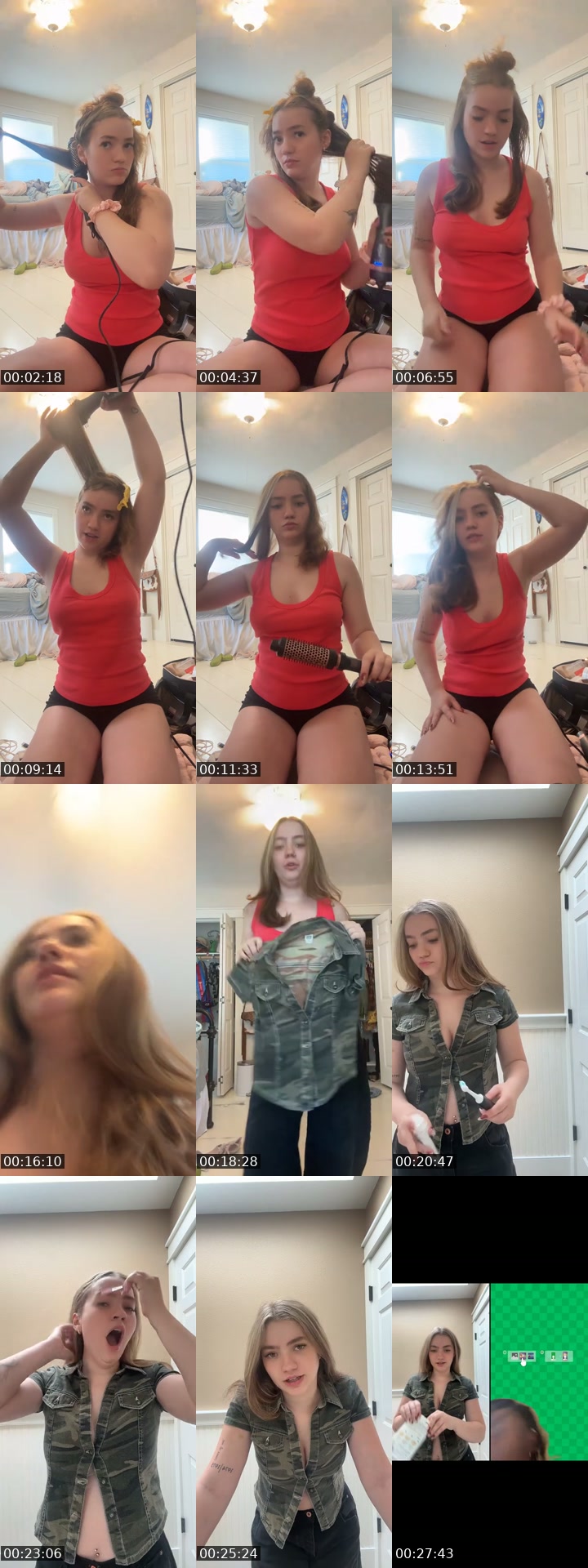 TikTok live: GRWM by @serena_remley