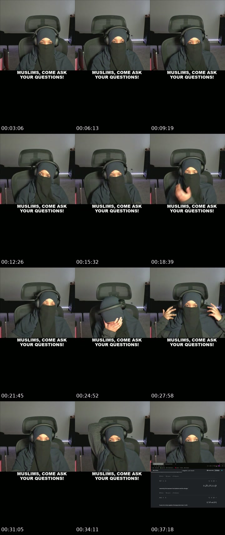 Sudan TikTok live: Islam is the TRUTH! by @korrathetaymi