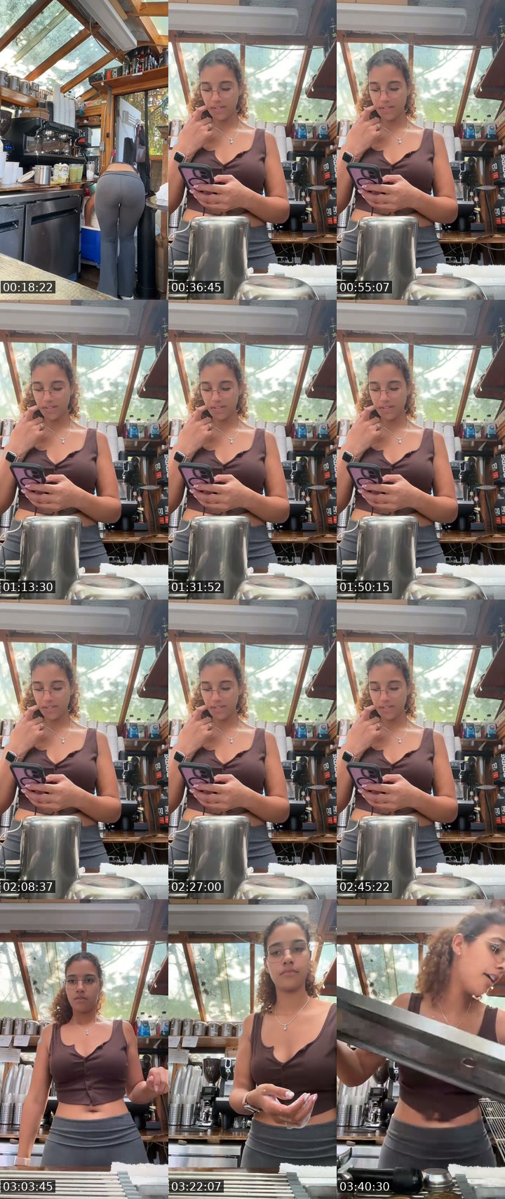 TikTok live: Cozy Cafe - Come Hang by @kb.espresso