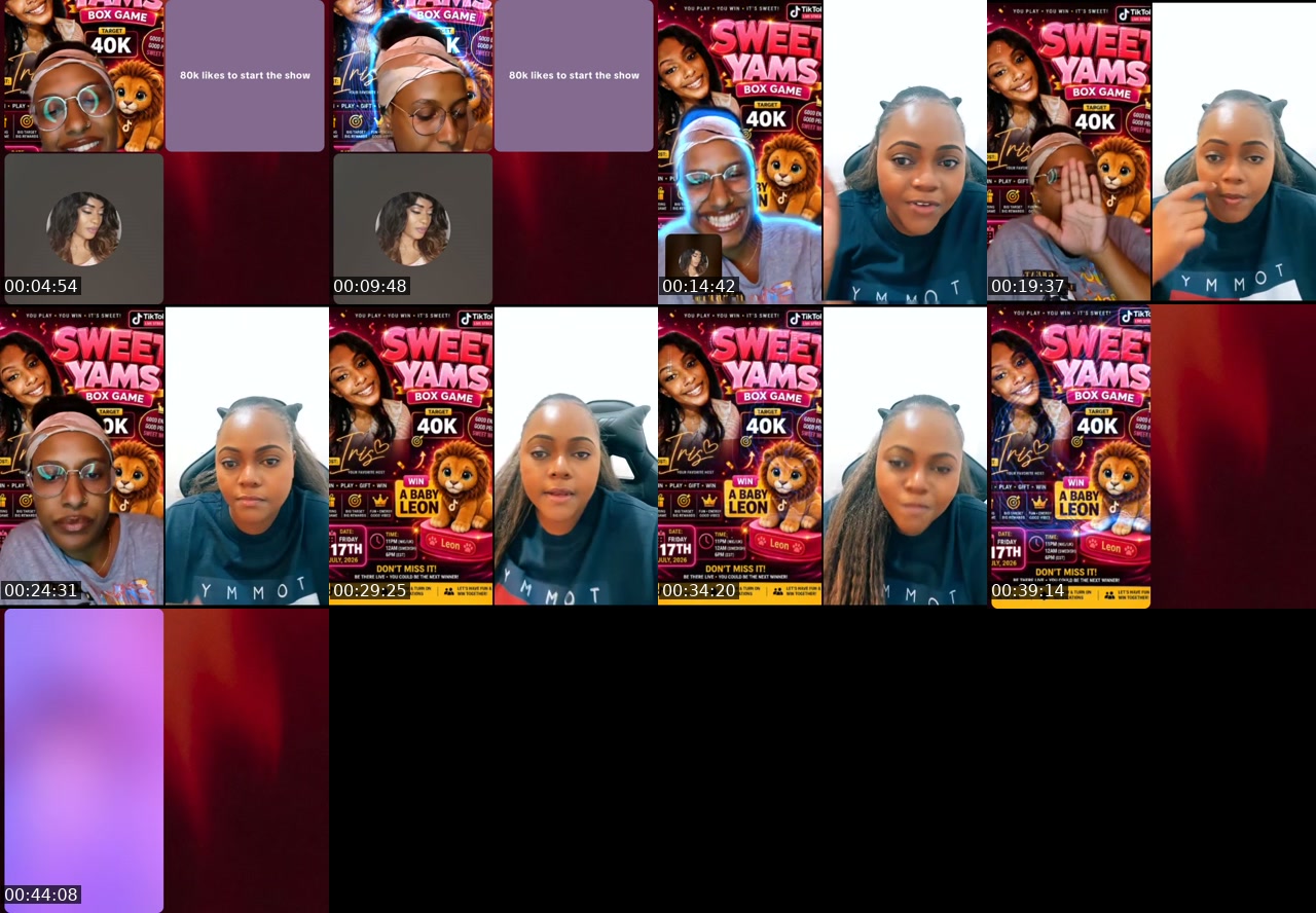 TikTok live: yams night join,enjoy,elevate by @irisbu49