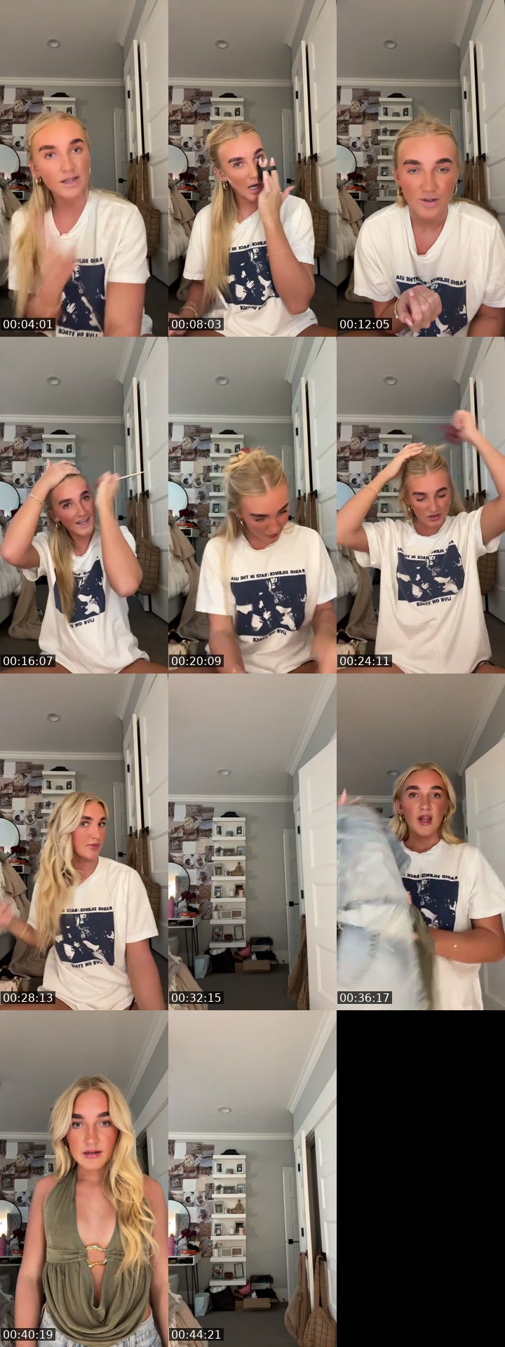 TikTok live: GRWM for a concert !! by @brynn_818