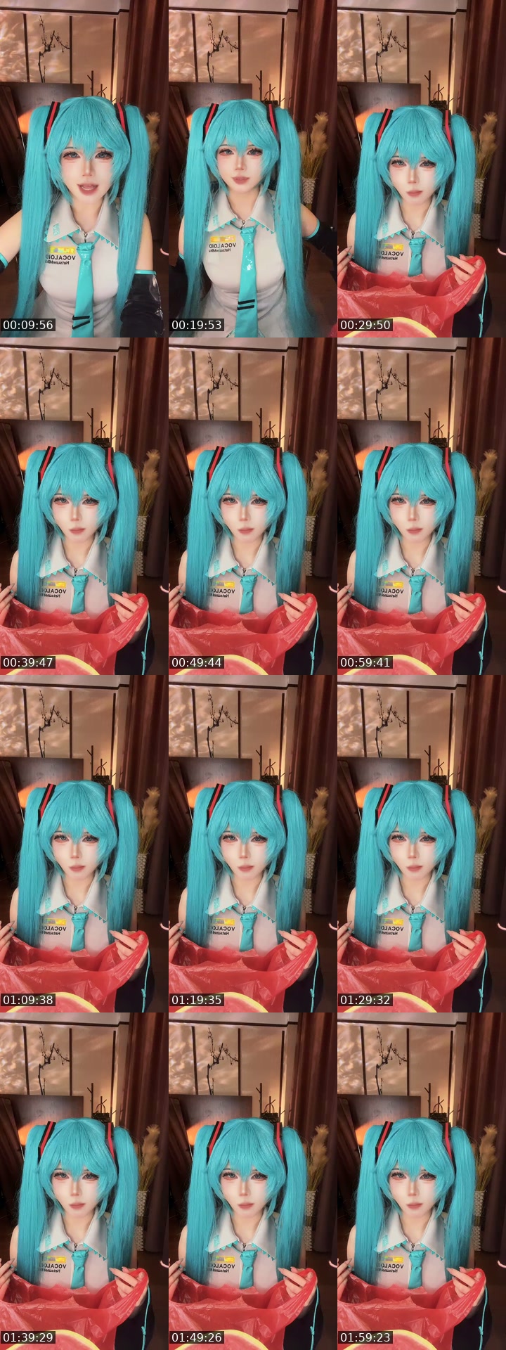 TikTok live: 3D Miku come to real life 💙 by @lovefloraforever