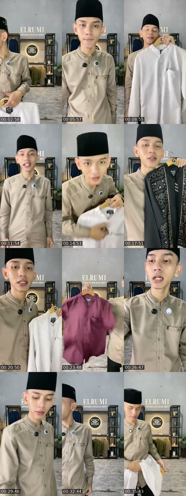 TikTok live: Promo baju koko pria by @elrumi_apparel_official