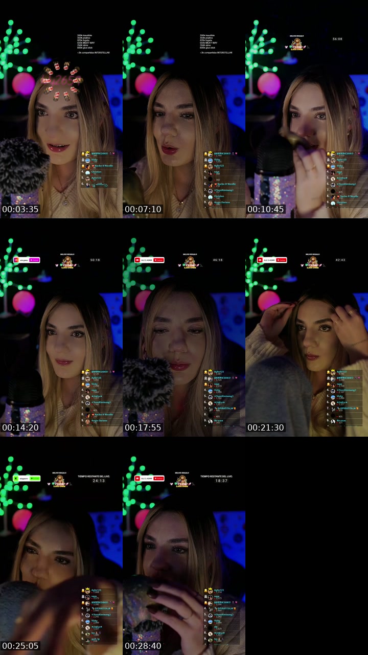 TikTok live: ASMR PARA TI by @alegasmr