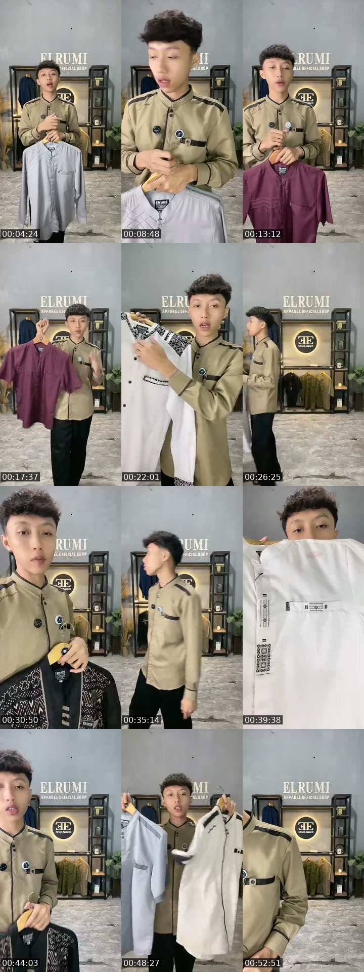 TikTok live: Promo baju koko pria by @elrumi_apparel_official