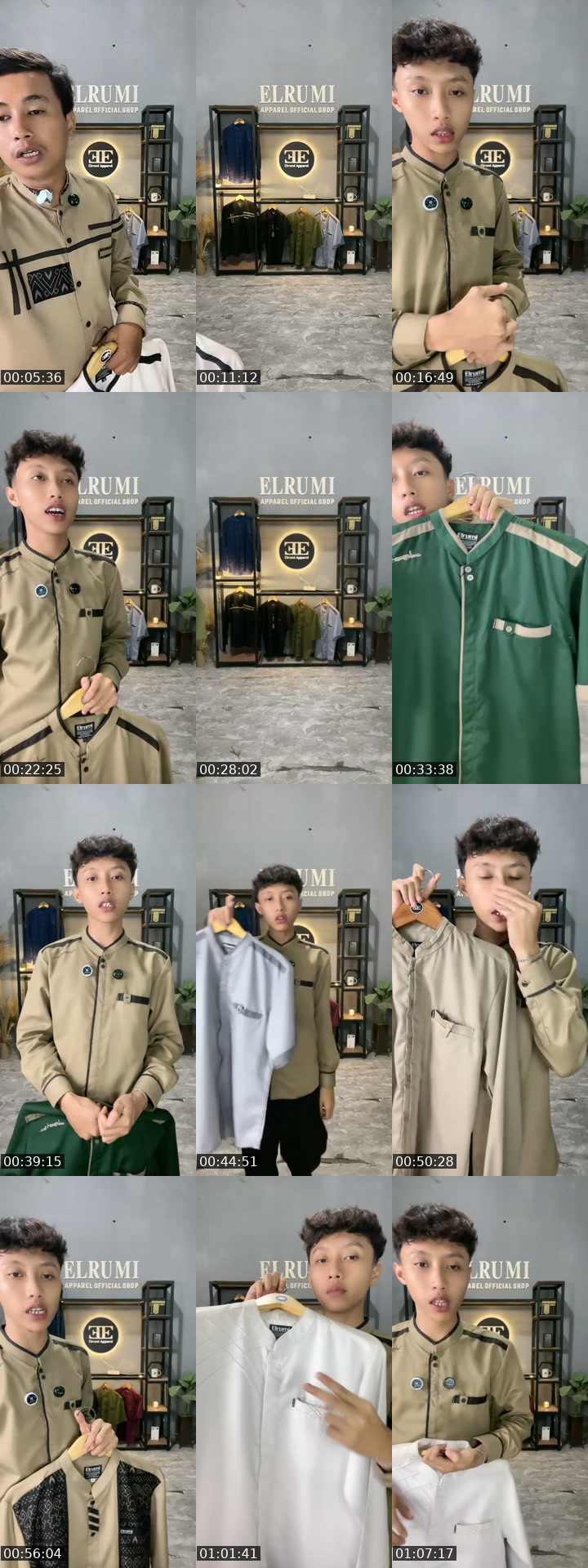 TikTok live: Promo baju koko pria by @elrumi_apparel_official