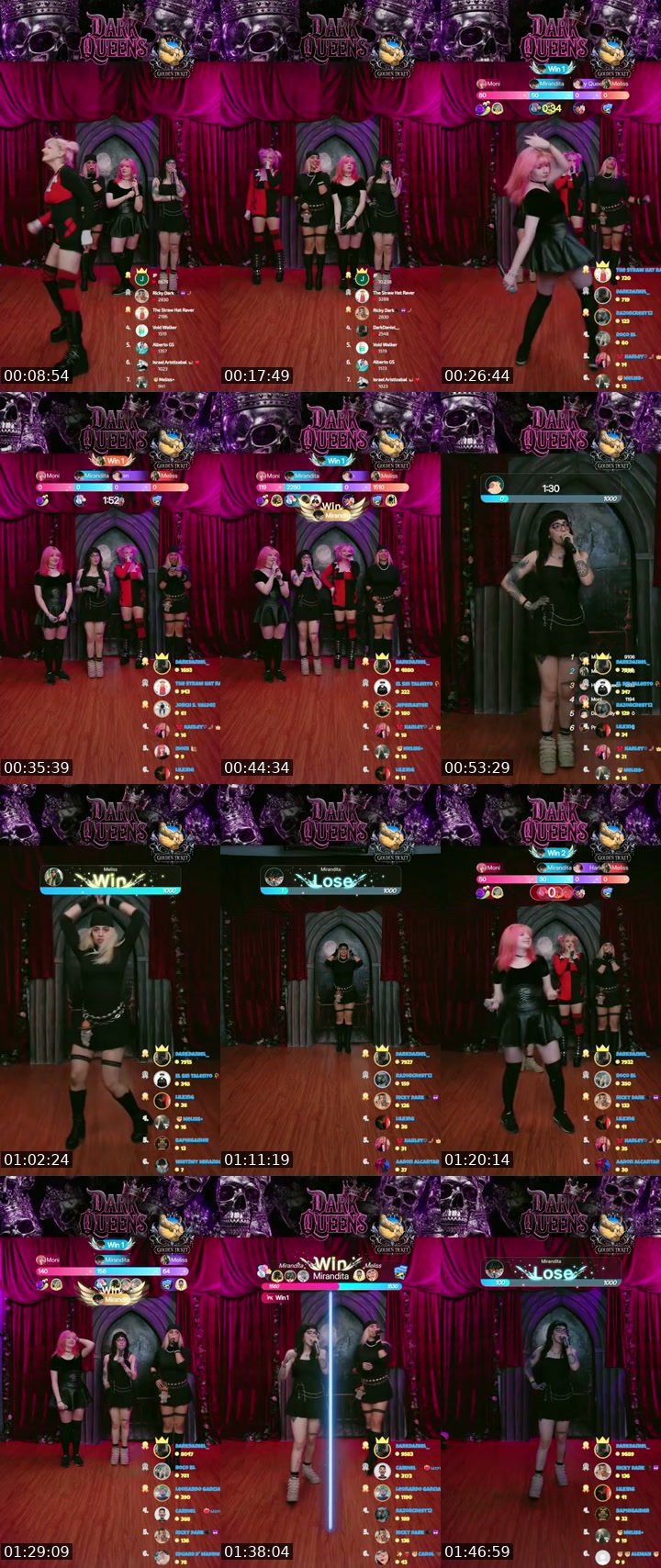 TikTok live: SABADARK🖤👑 by @darkqueensmx