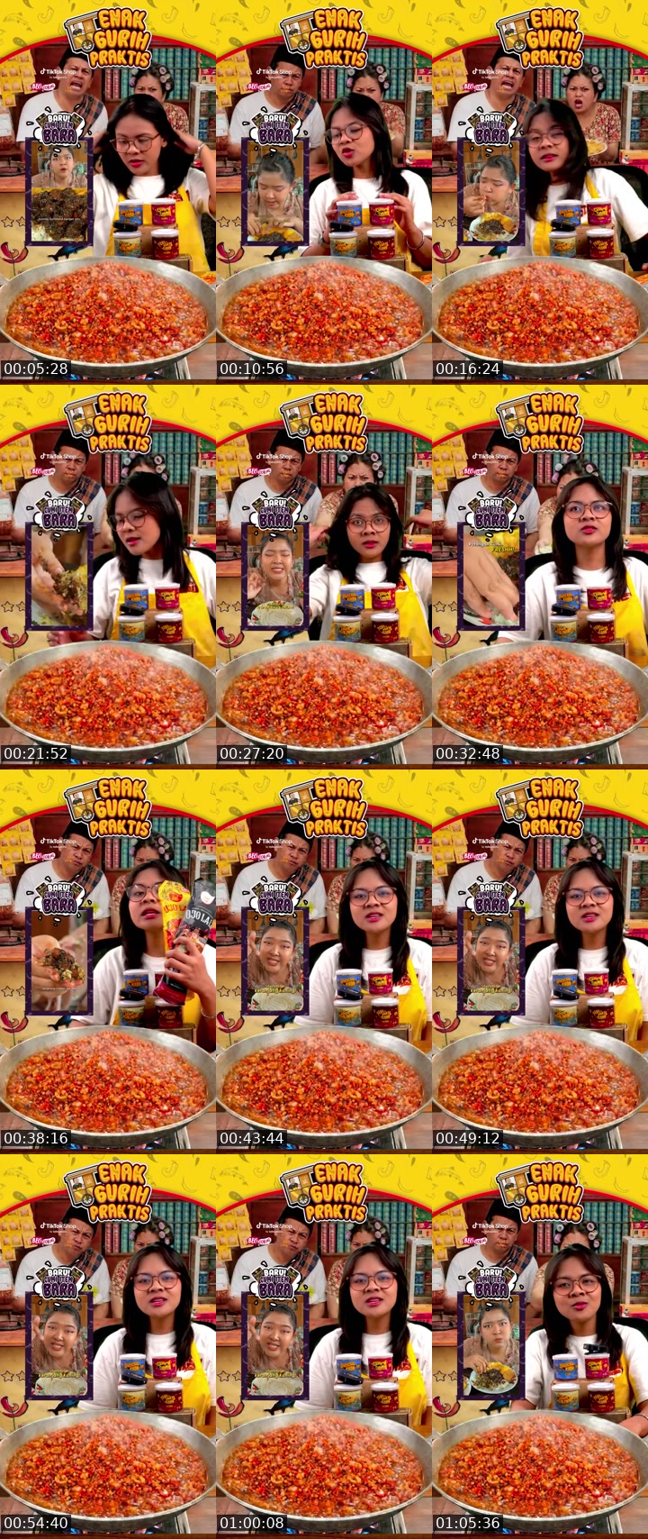 TikTok live: TEMAN MAKAN BARENG KELUARGA🌶😍 by @eatsambel