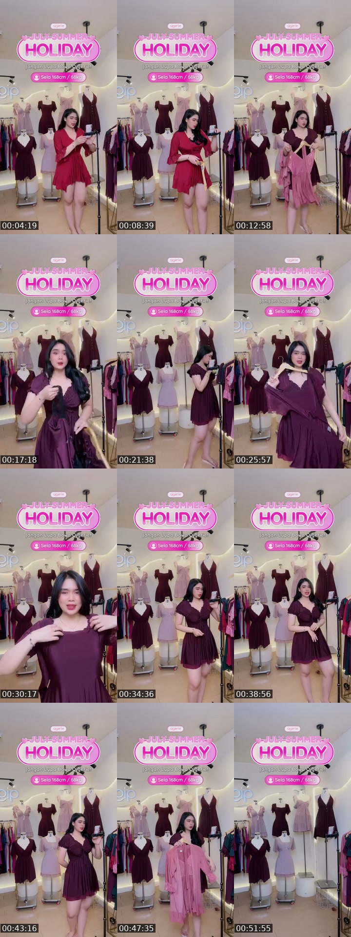 TikTok live: PROMO SLEEPWEAR TERAKHIR 😱🔥‼️ by @qigerie