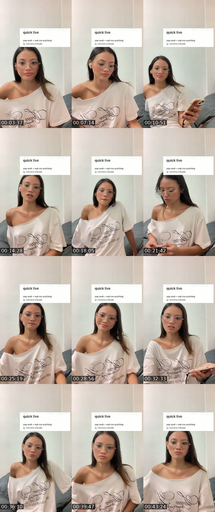 TikTok live: entertain me!! by @mariamikaela888