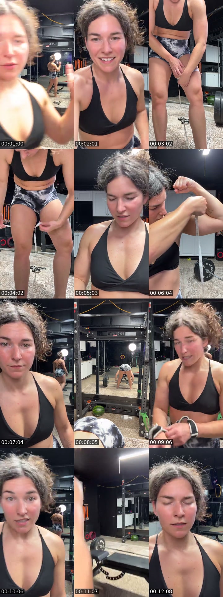 TikTok live: Leg day 🍑 by @natty_nat__88