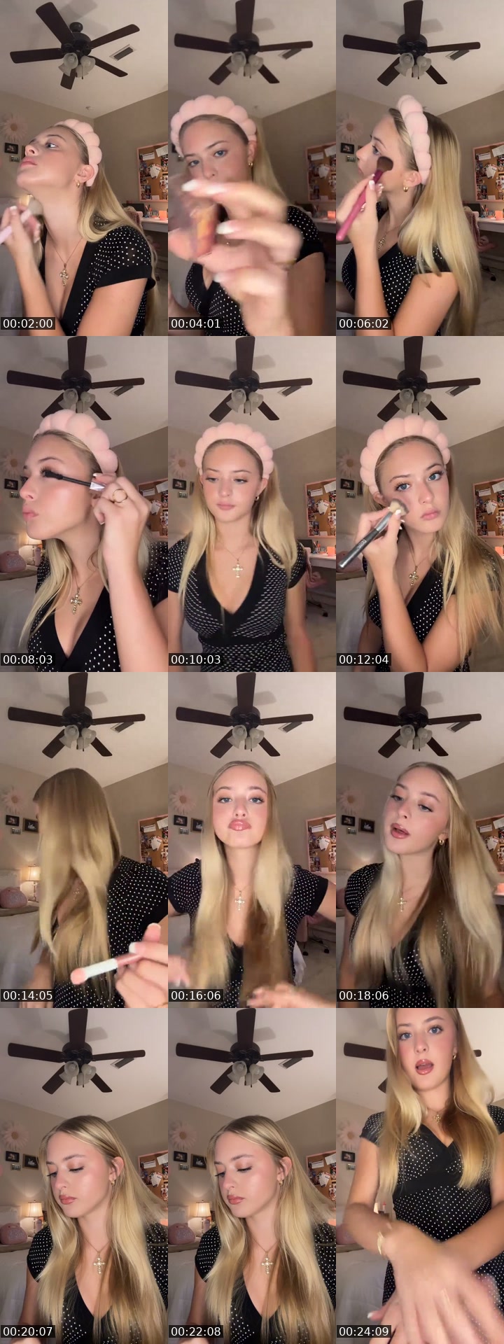 TikTok live: GRWM!!🌸🌸🌸 by @season.c.y