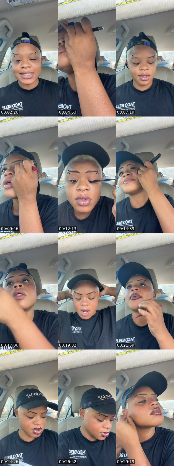 TikTok live: Gm grwm 4 work💕🍃 by @a.lanastarr